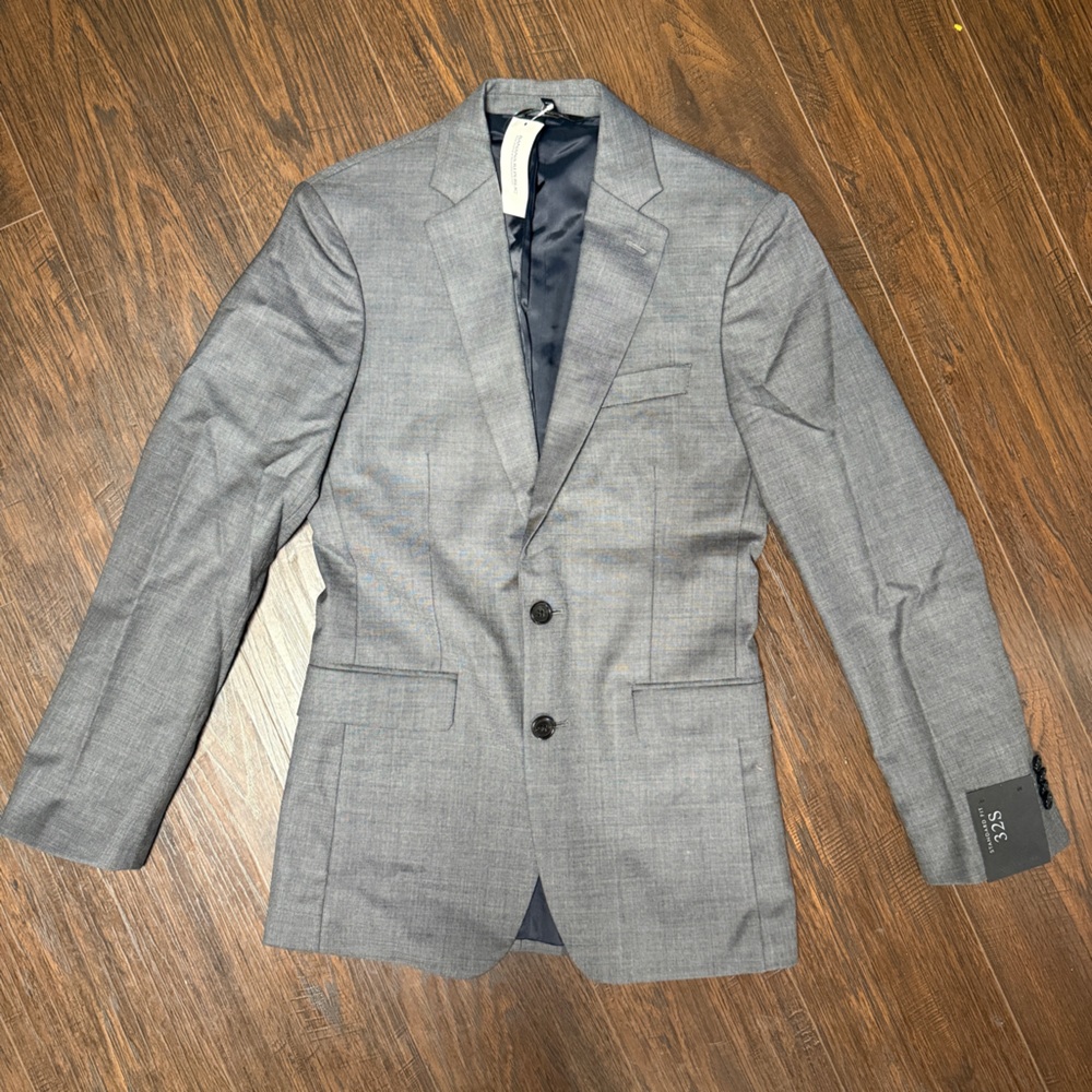 NWT BANANA REPUBLIC GRAY SPORTS COAT BLAZER SIZE 32 STANDARD
